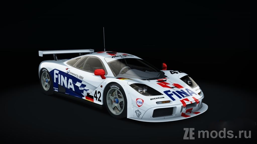 Мод McLaren F1 GTR MkElite TrafficRun Tuned (1.0) для Assetto Corsa