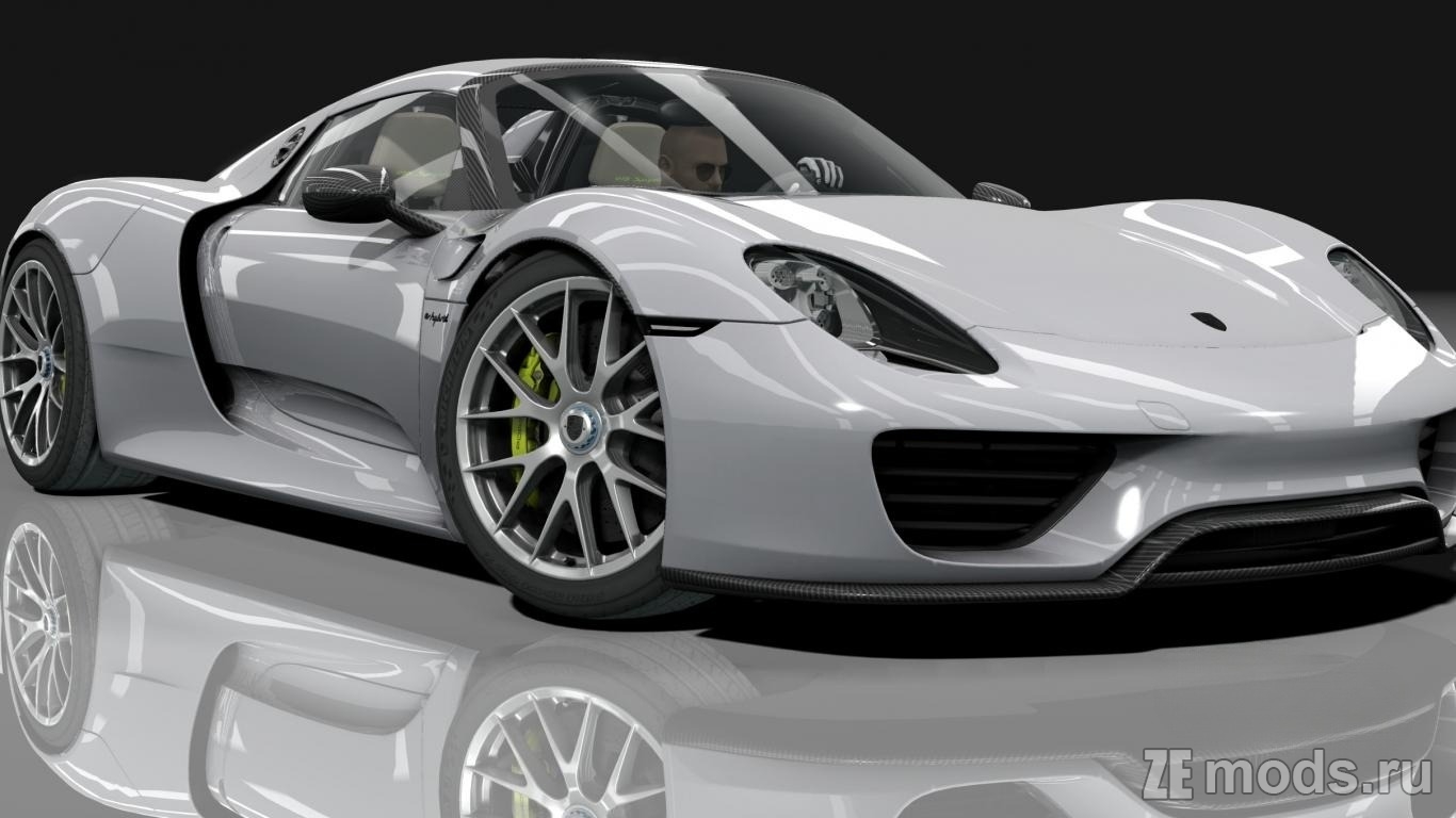 Мод Porsche 918 Spyder Weissach Trio (2.2) для Assetto Corsa