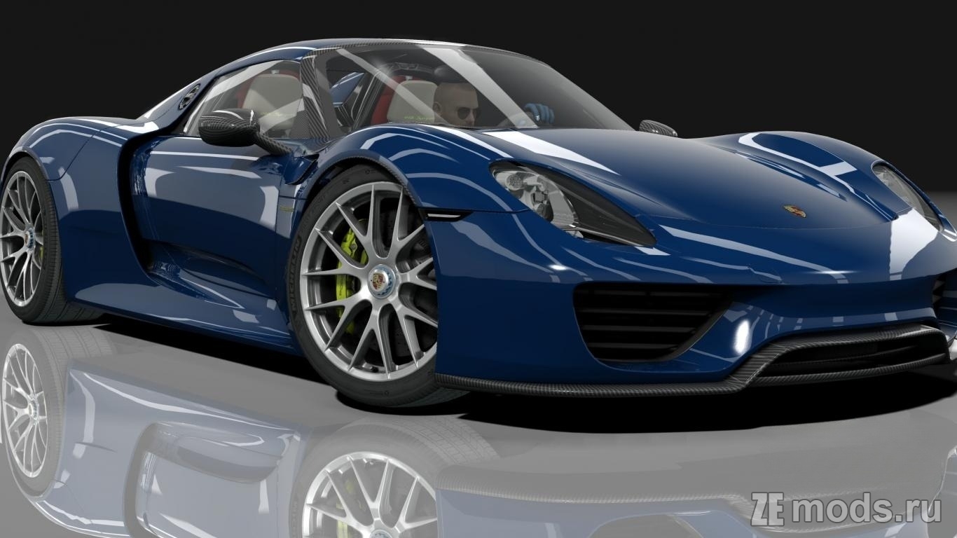 Мод Porsche 918 Spyder Weissach Trio (2.2) для Assetto Corsa