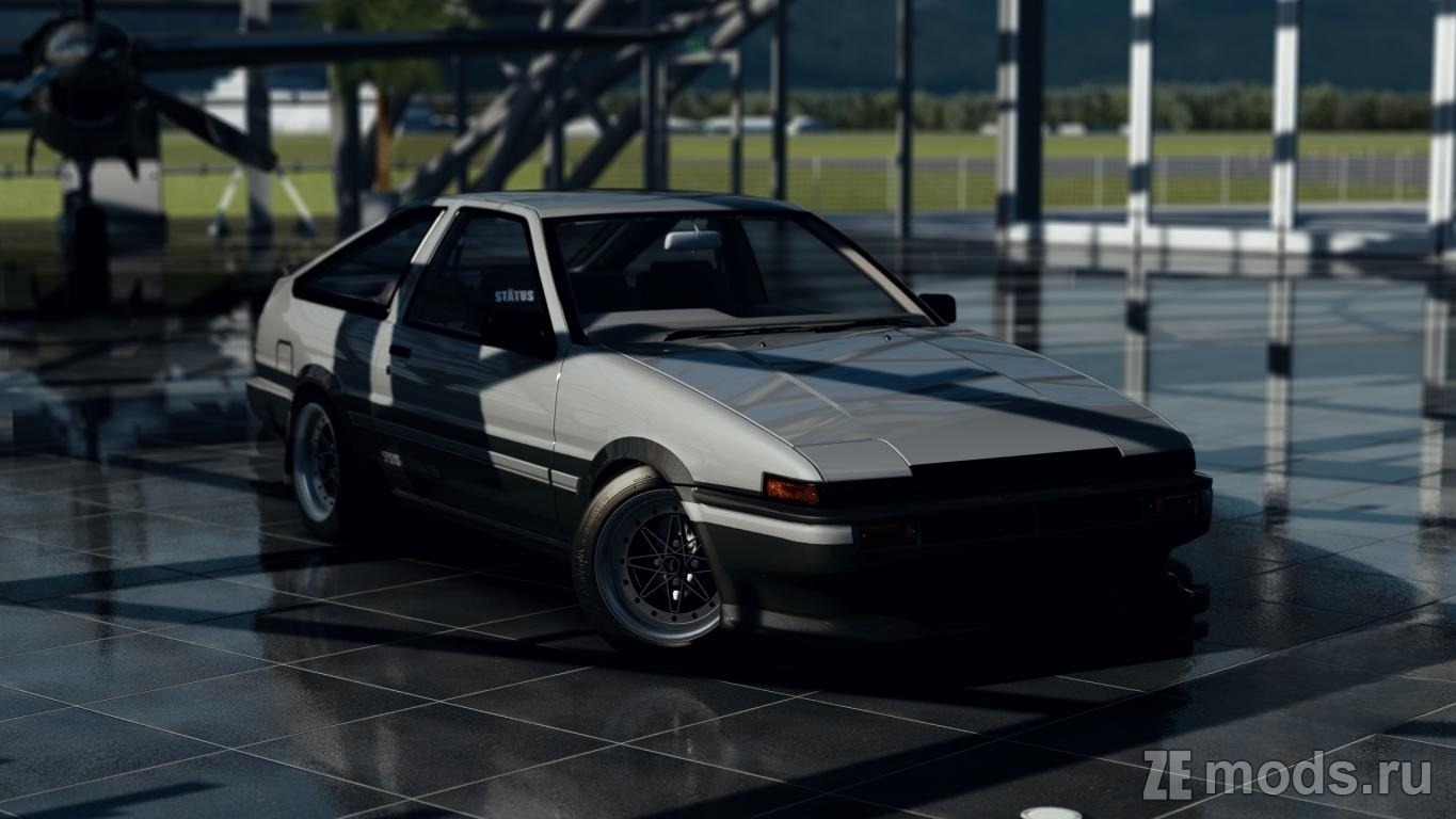 Мод Toyota AE86 Trueno &amp; Levin Preview 3 KNM N Line (1.0) для Assetto Corsa