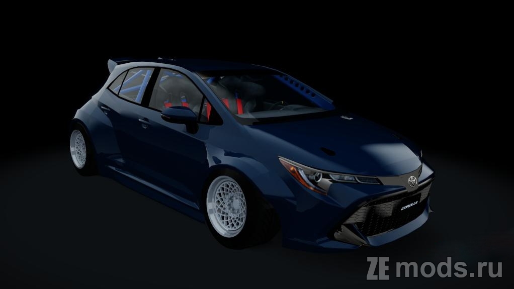 Мод Toyota Corolla RZ KNM N Line для Assetto Corsa