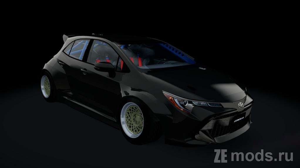 Мод Toyota Corolla RZ KNM N Line для Assetto Corsa