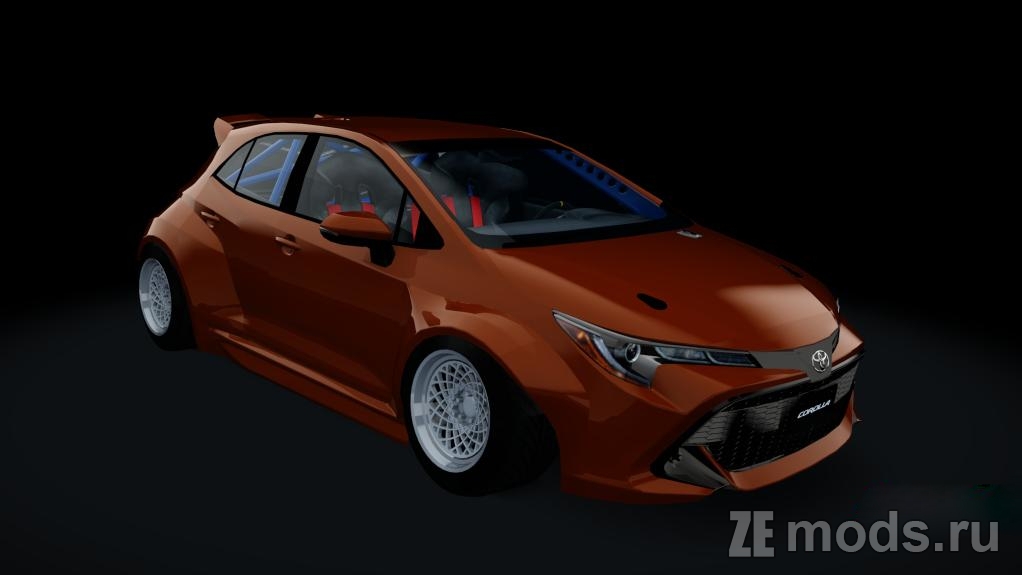 Мод Toyota Corolla RZ KNM N Line для Assetto Corsa