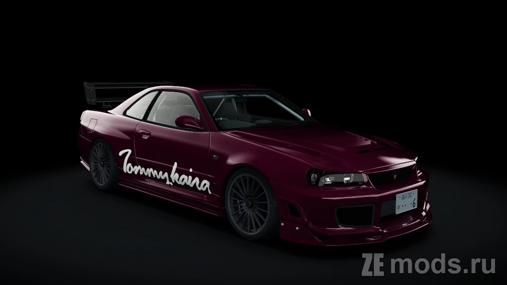 Nissan Skyline GTR R34 Tommykaira YuMeX для Assetto Corsa