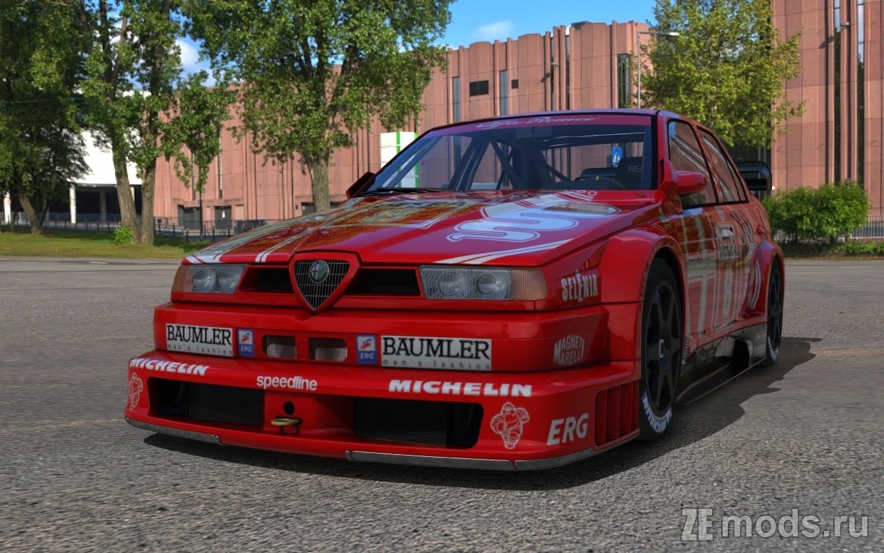 Мод Alfa Romeo 155 TI V 6 DTM & Hillclimb (1.2) для Assetto Corsa