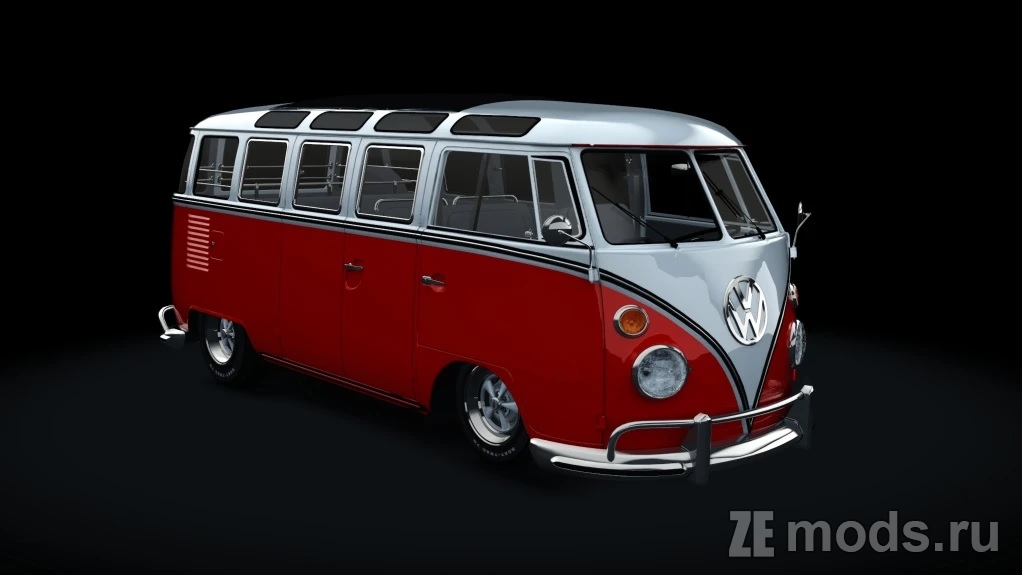 Мод Volkswagen Kombi Type 2 (1.1) для Assetto Corsa