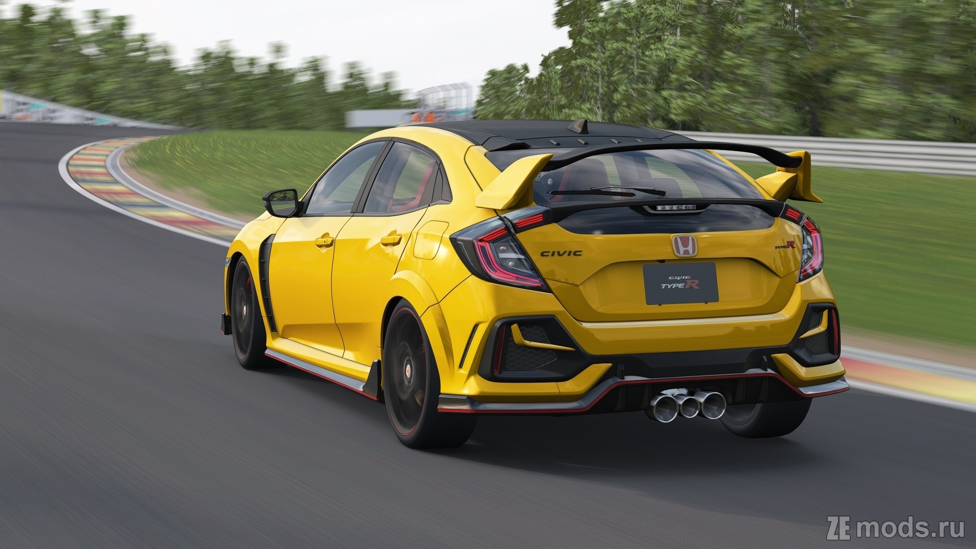 Мод Honda Civic Type R Limited Edition 2021 для Assetto Corsa