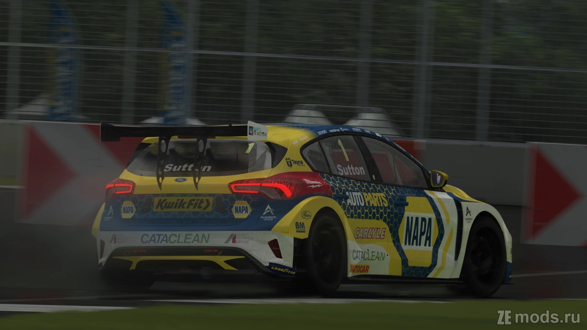 Мод Ford Focus BTCC 2024 (0.71) для Assetto Corsa