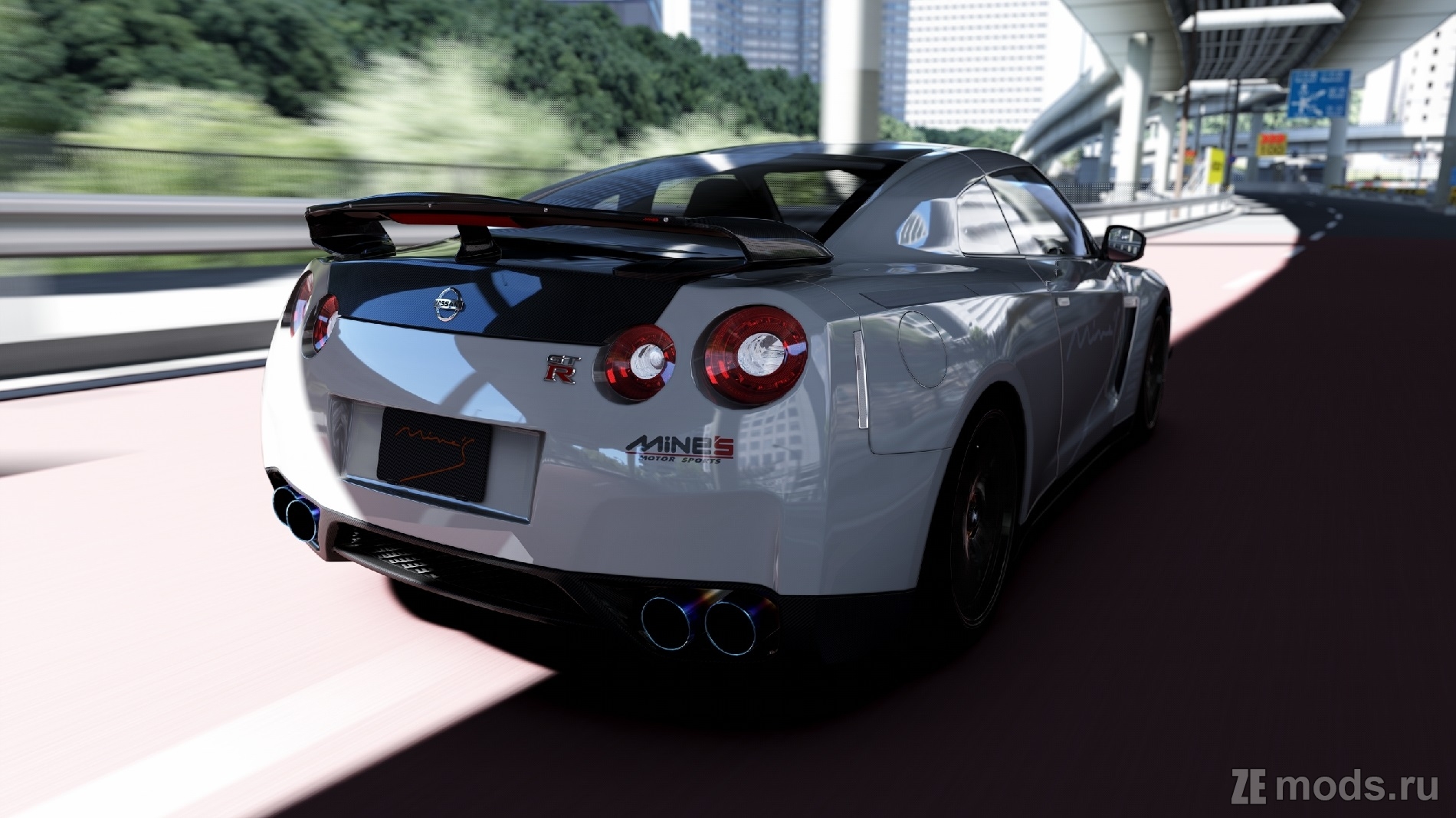 Мод Nissan GT-R Mine's Motorsport 2017 для Assetto Corsa