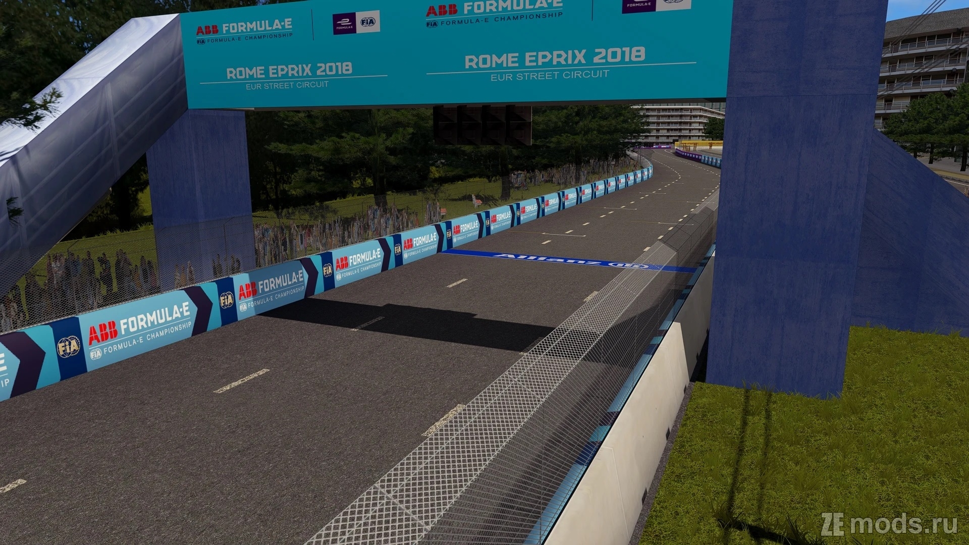 Карта "Rome ePrix" (1.0) для Assetto Corsa