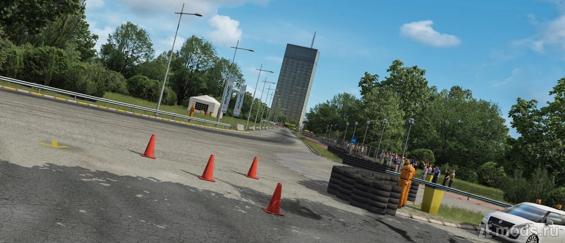 Карта Ušće Beograd (1.2) для Assetto Corsa