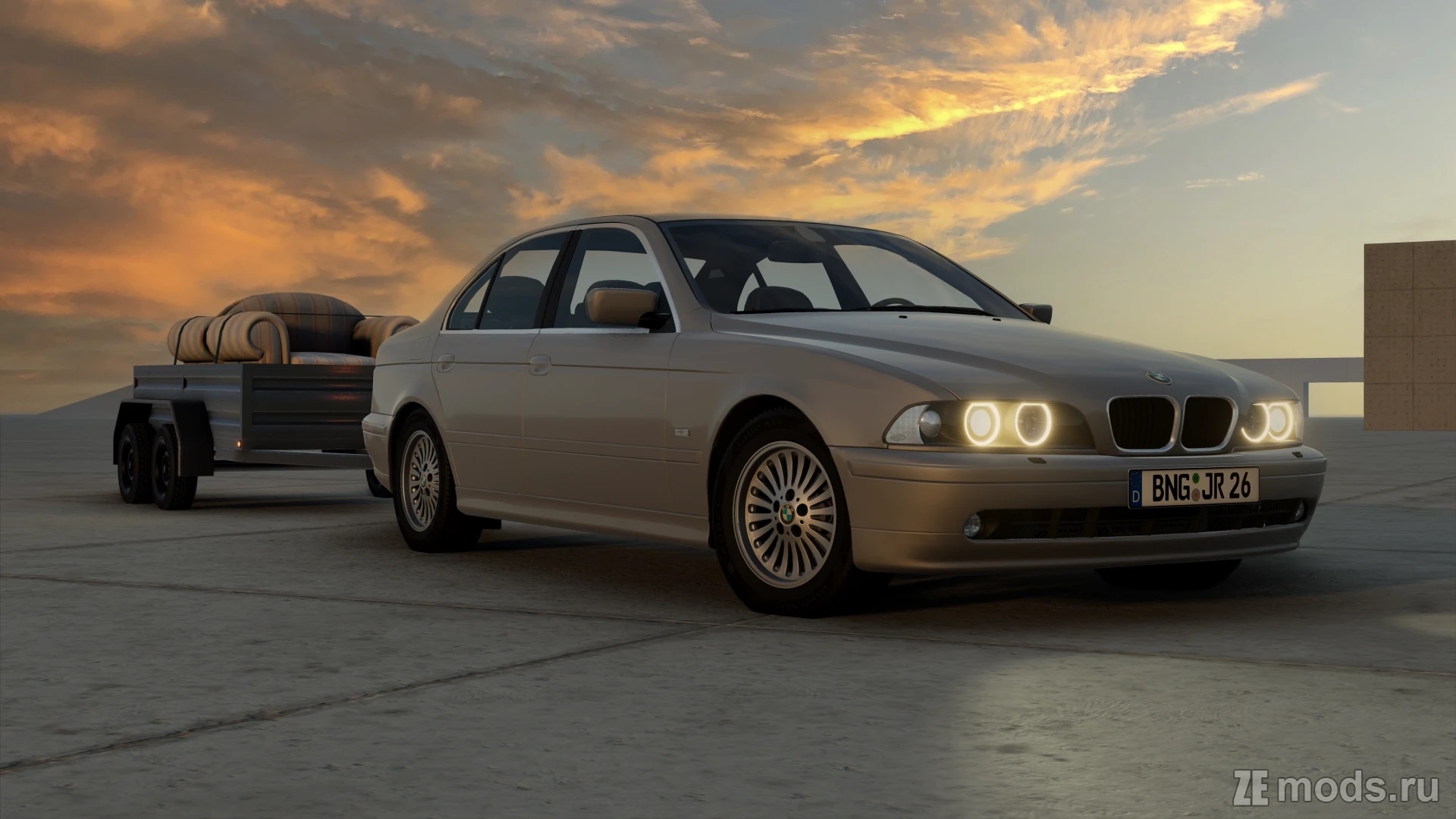 BMW 5-series E39 (12.0) для BeamNG.drive