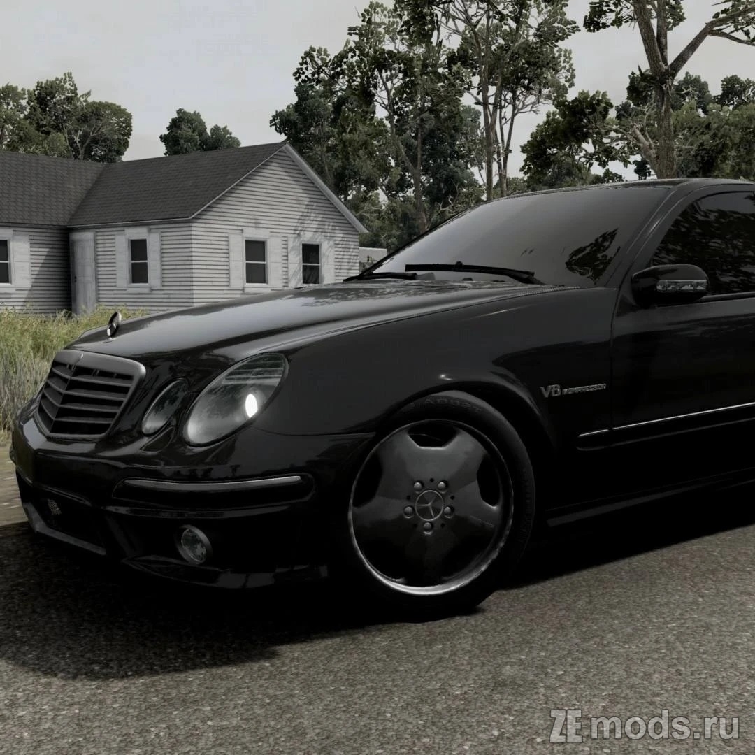 Мод Mercedes Benz E55 AMG W212 (1.0) для BeamNG.drive