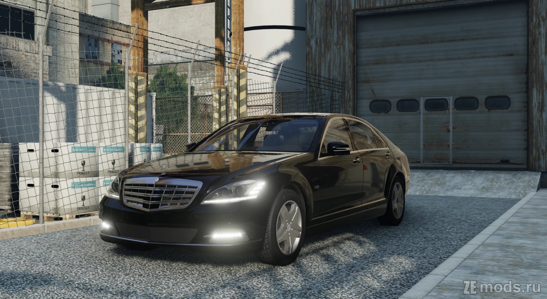 Мод Mercedes-Benz W221 AMG (4.1) для BeamNG.drive