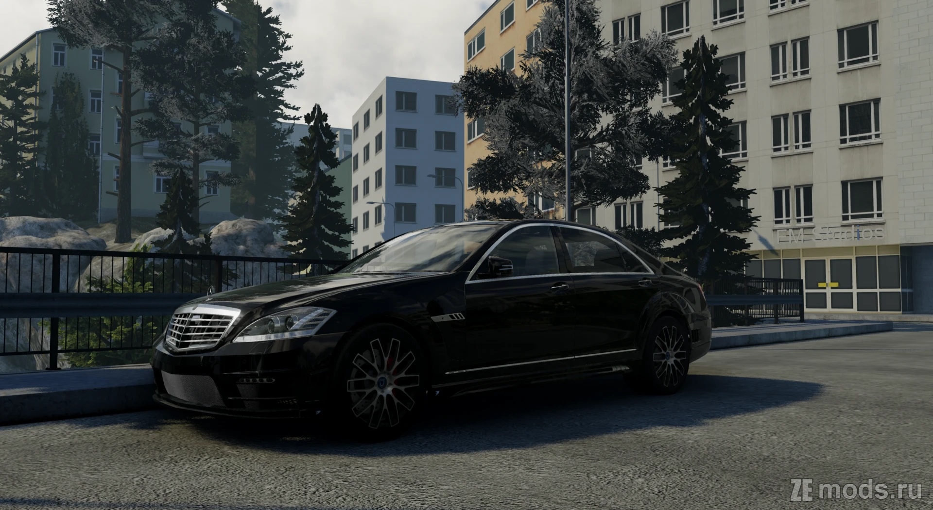 Мод Mercedes-Benz W221 AMG (4.1) для BeamNG.drive