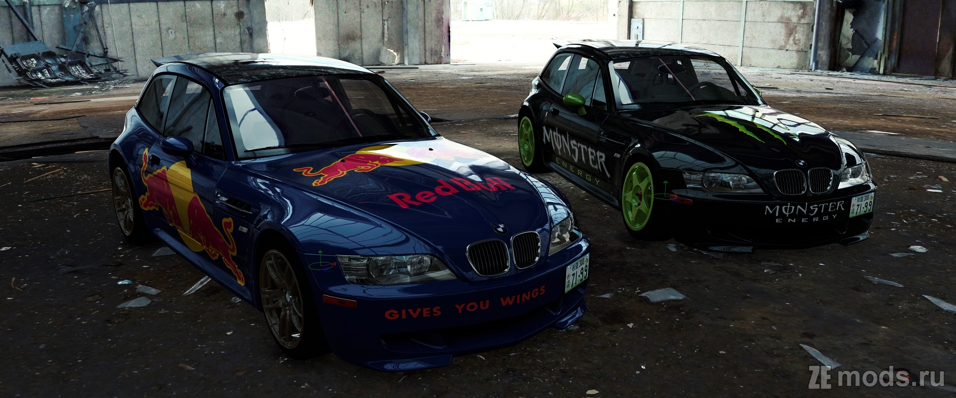 Мод BMW Z3M E47 Pack by TiResArpi для Assetto Corsa