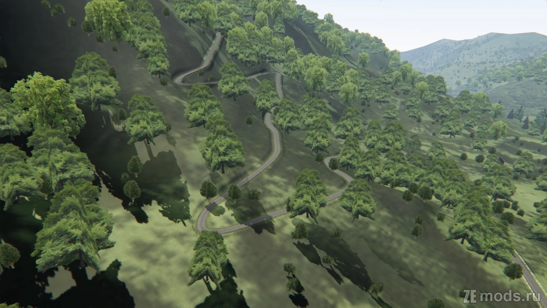 Карта "MountainRoad Ebnit 10km" (0.7) для Assetto Corsa