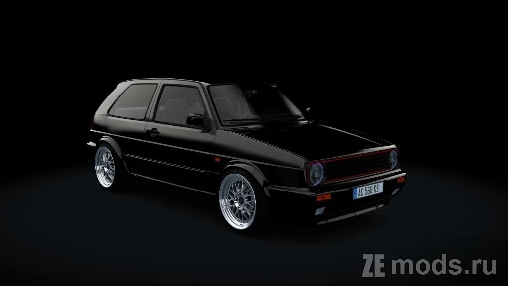 Мод Volkswagen Golf Mk2 Tuned (1.1) для Assetto Corsa