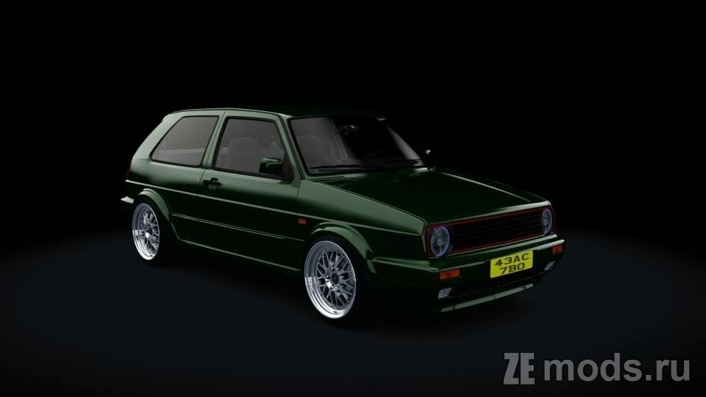 Volkswagen Golf Mk2 Tuned (1.1) для Assetto Corsa