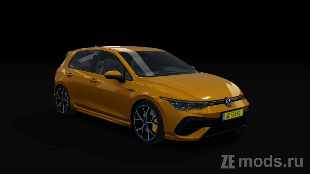 Мод Volkswagen Golf R 2022 Performance Manual (1.1) для Assetto Corsa