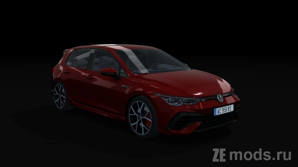 Мод Volkswagen Golf R 2022 Performance Manual (1.1) для Assetto Corsa