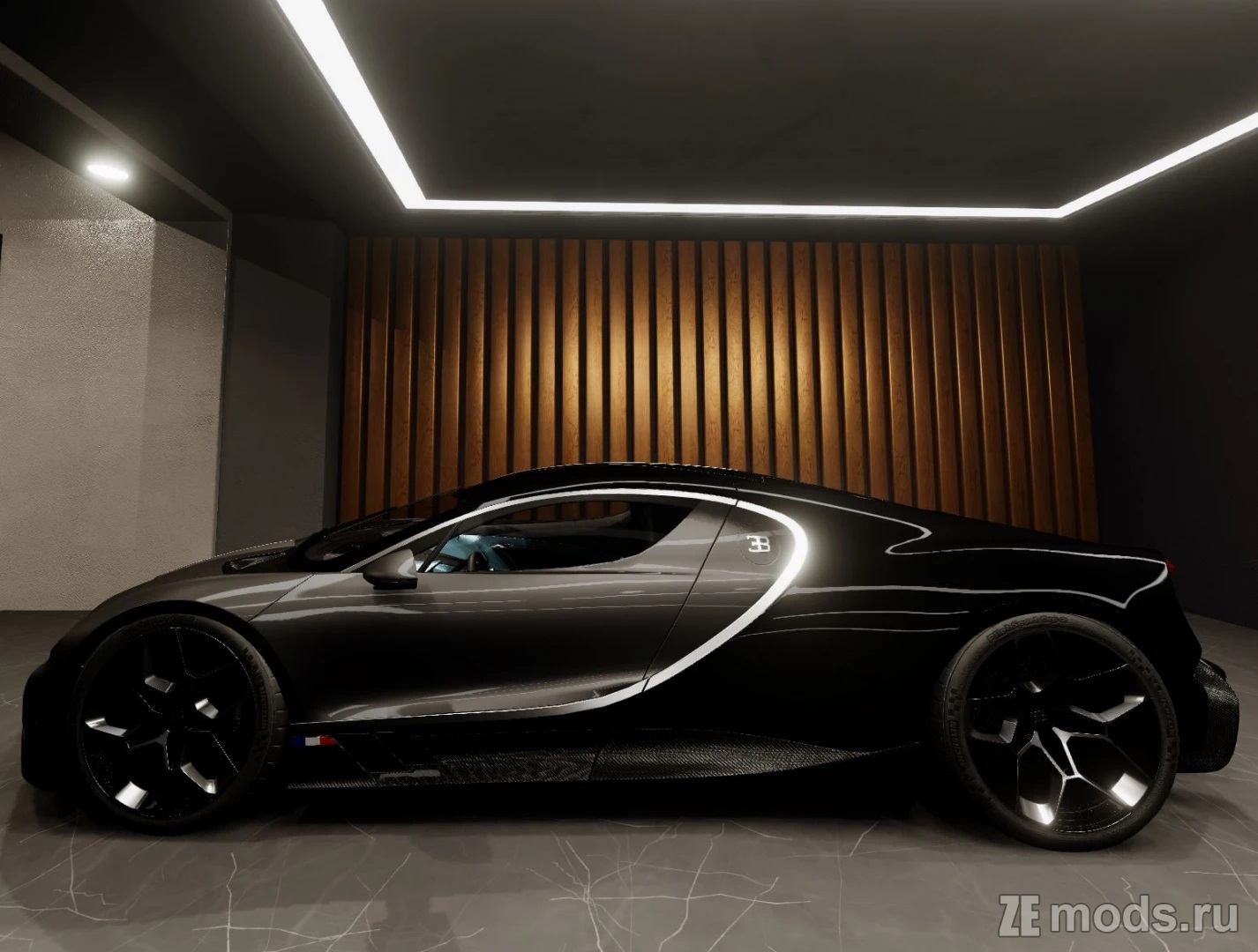 Мод Bugatti Tourbillon Custom для BeamNG.drive