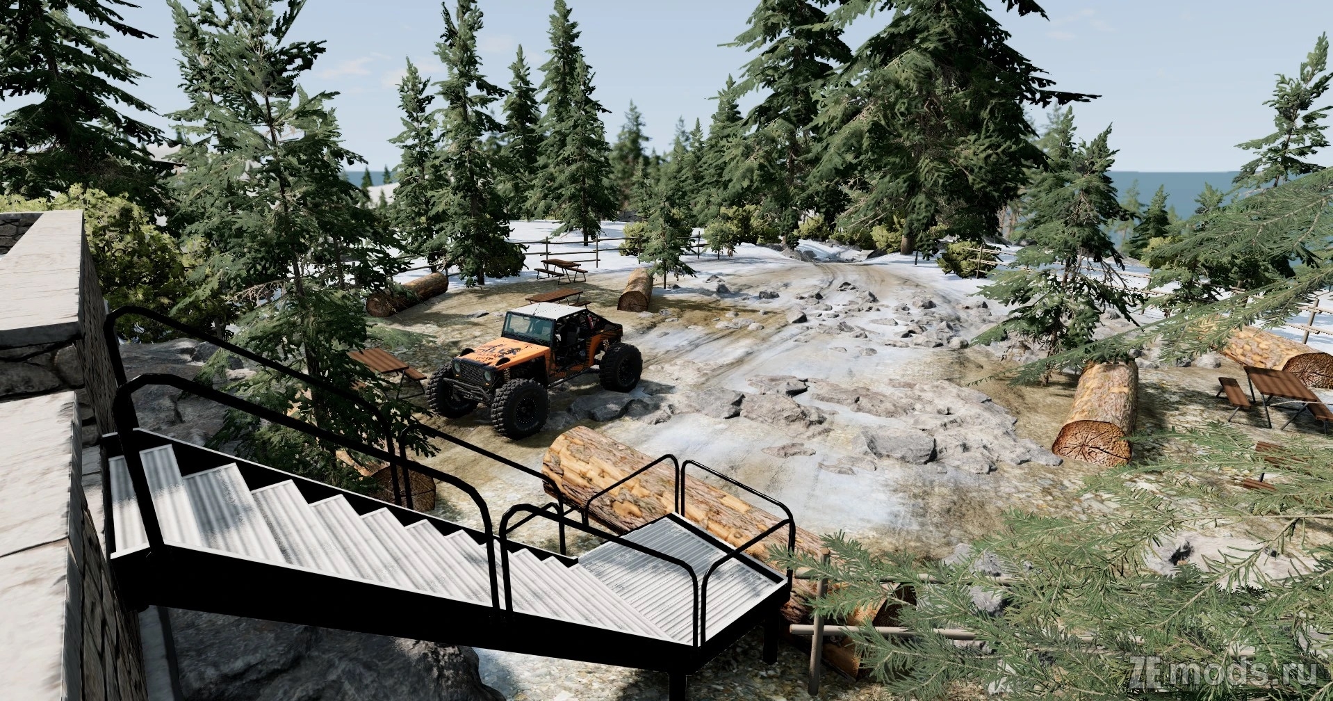 Карта Crawling Lands (2.1) для BeamNG.drive