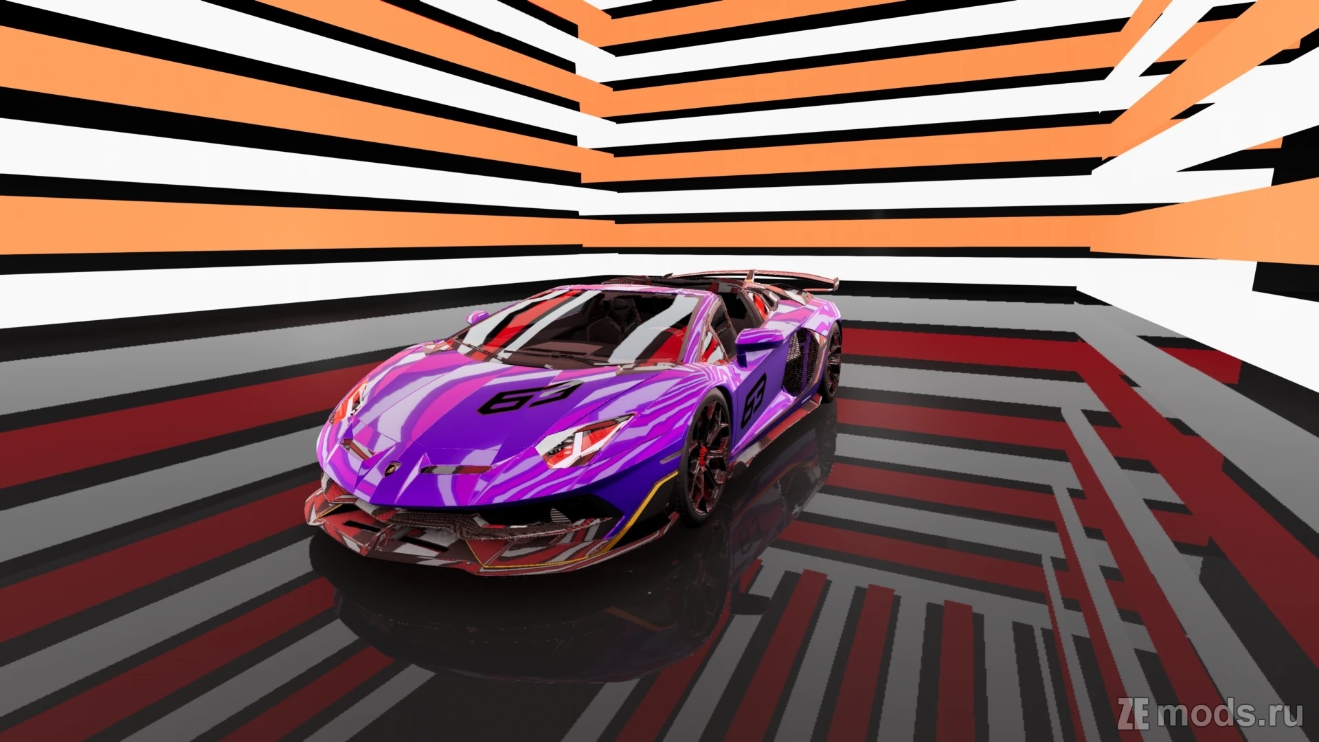 Lamborghini Aventador by Damian (1.0) для BeamNG.drive