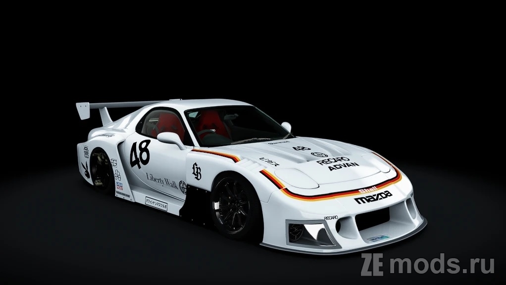 Мод Mazda RX-7 LBWK (1.1) для Assetto Corsa