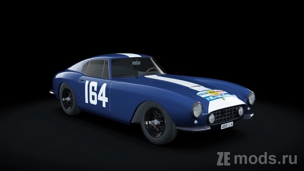 Мод Ferrari 250 GT Interim Berlinetta LWB (1.0.1) для Assetto Corsa