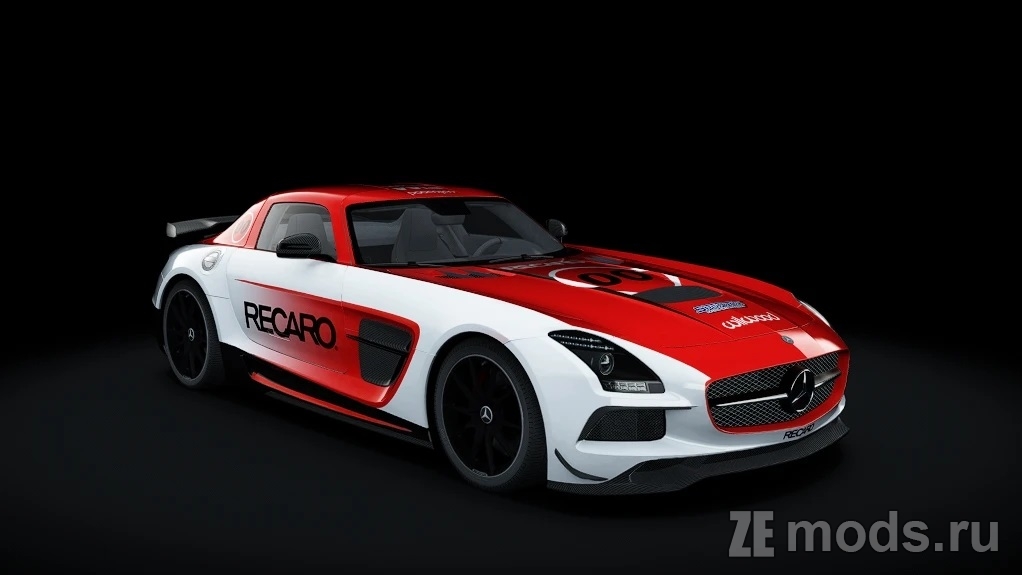 Мод Mercedes-Benz SLS AMG Black Series (1.2) для Assetto Corsa