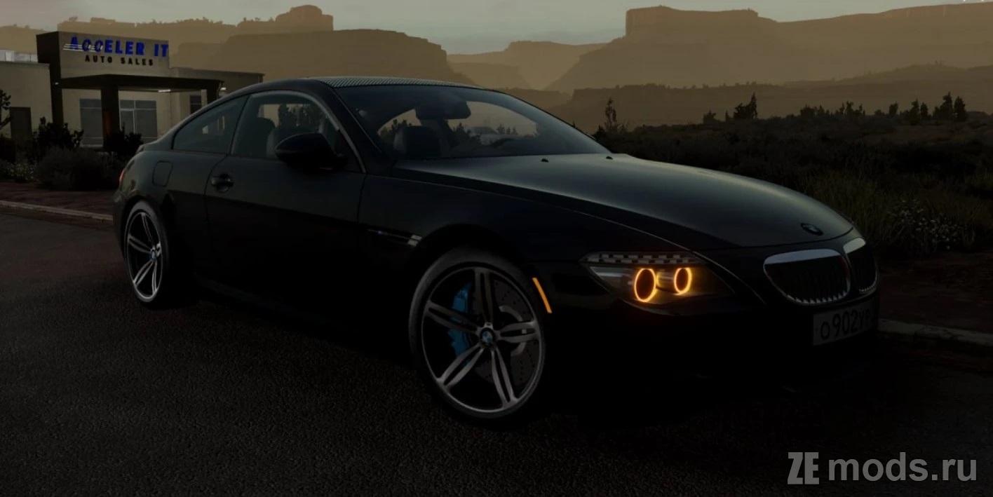 Мод BMW M6 E63 0.34x (1.1) для BeamNG.drive