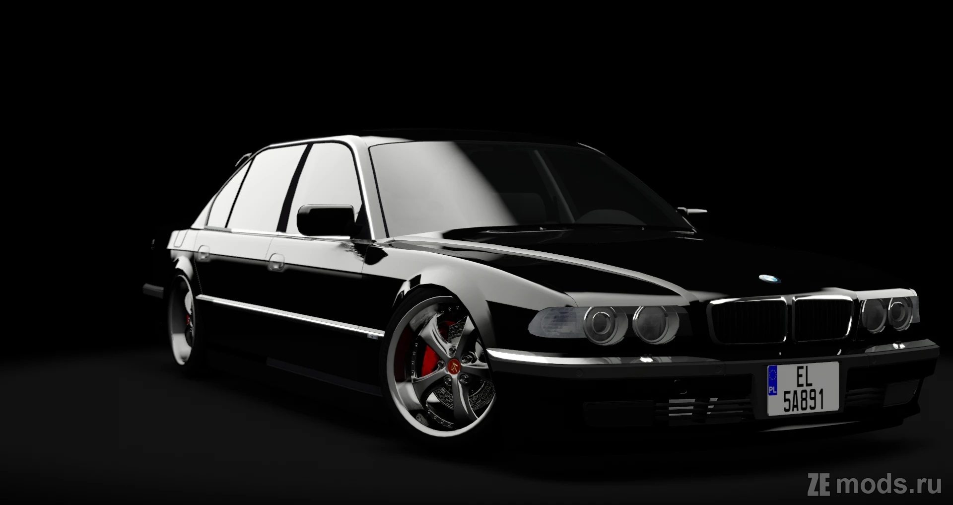 Мод Fumi BMW E38 740i (1.0) для Assetto Corsa