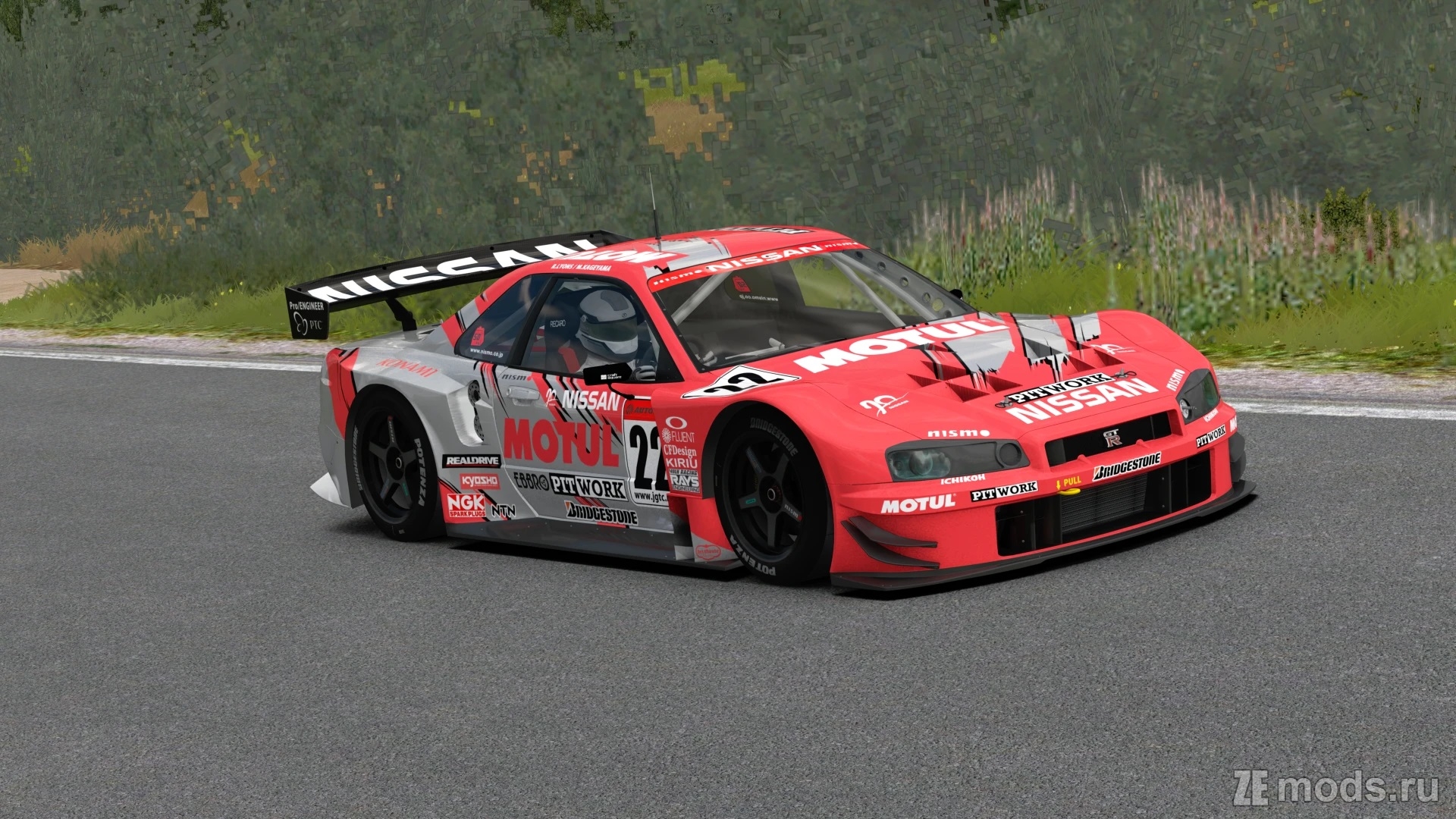 Nissan Skyline GTR R34 Nismo GT500 (1.1) для Assetto Corsa