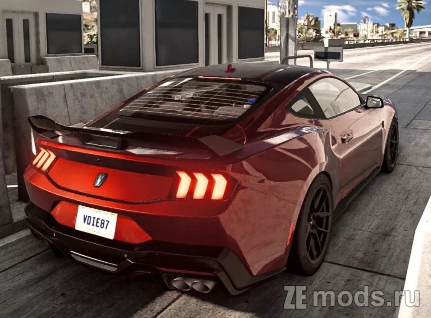 Мод 2024 Ford Mustang S650 для BeamNG.drive