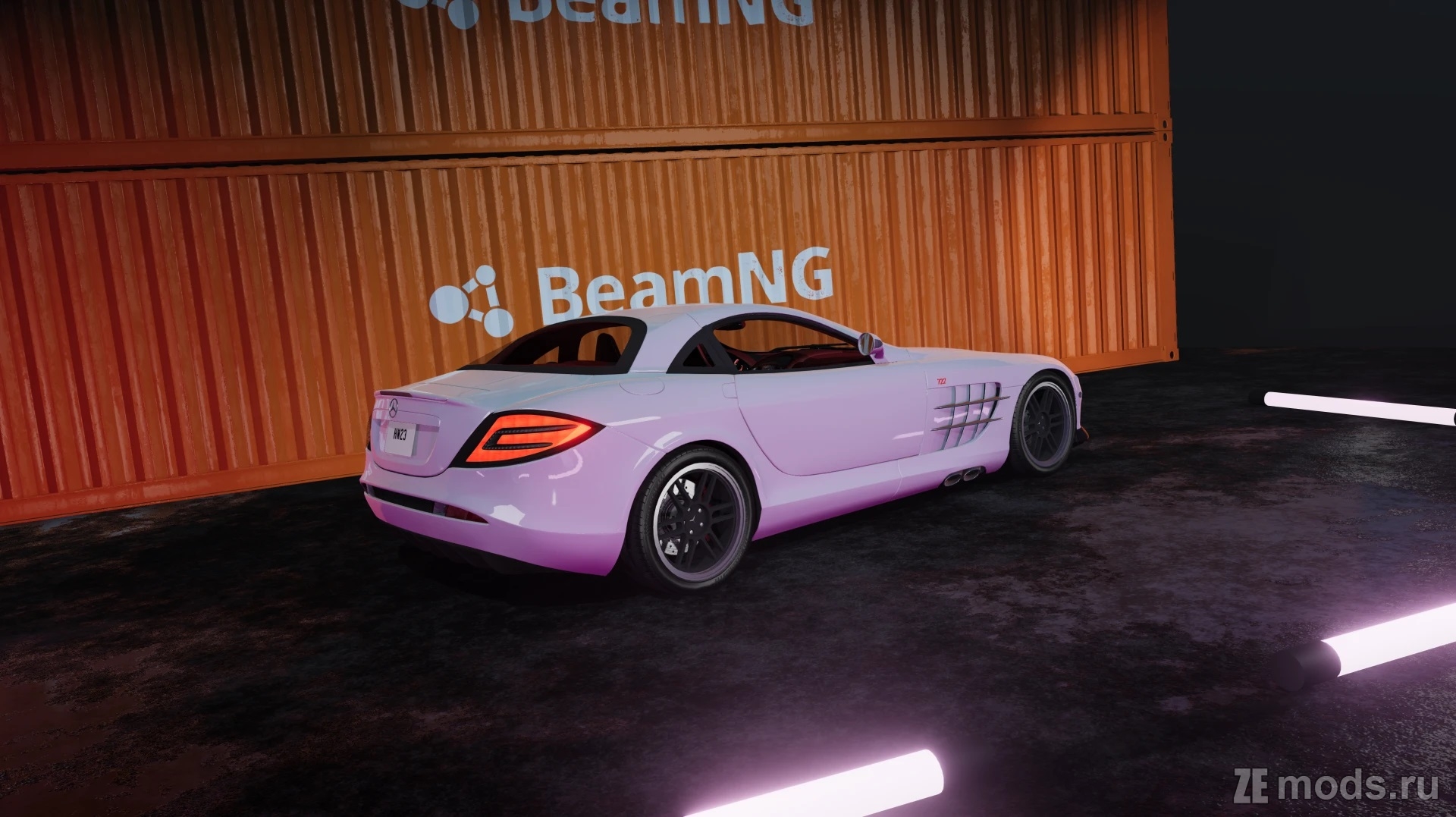 Мод Mercedes SLR 722 для BeamNG.drive