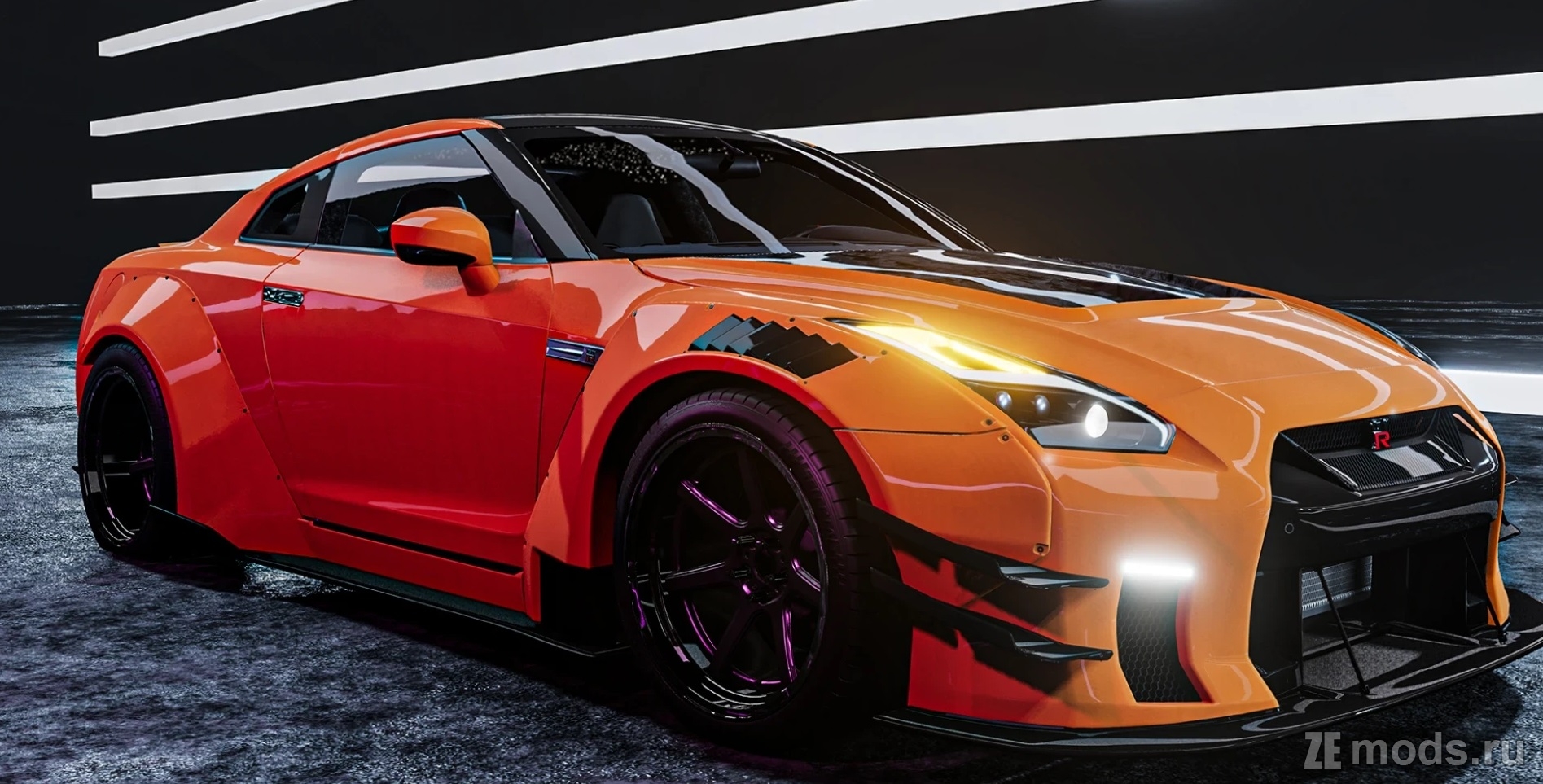 Nissan GT-R R35 (2.3) для BeamNG.drive