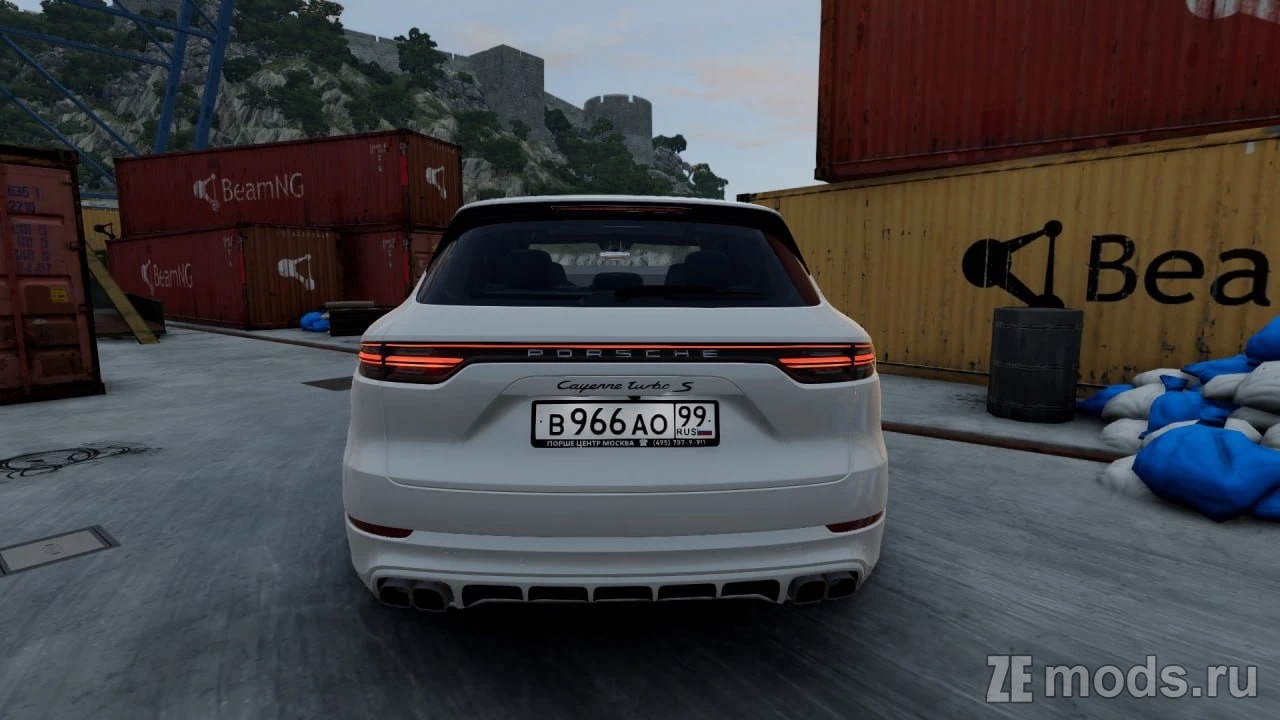 Мод Porsche Cayenne Turbo S (1.0) для BeamNG.drive