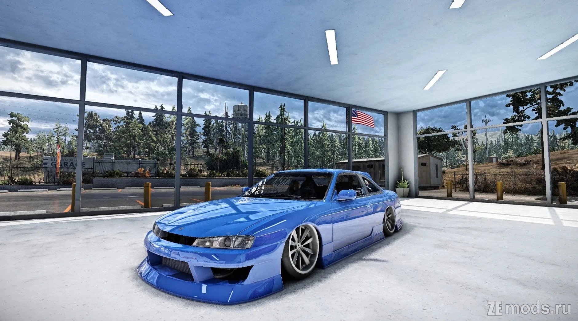 Мод Nissan S14 (with Tuning & Accessories) для BeamNG.drive