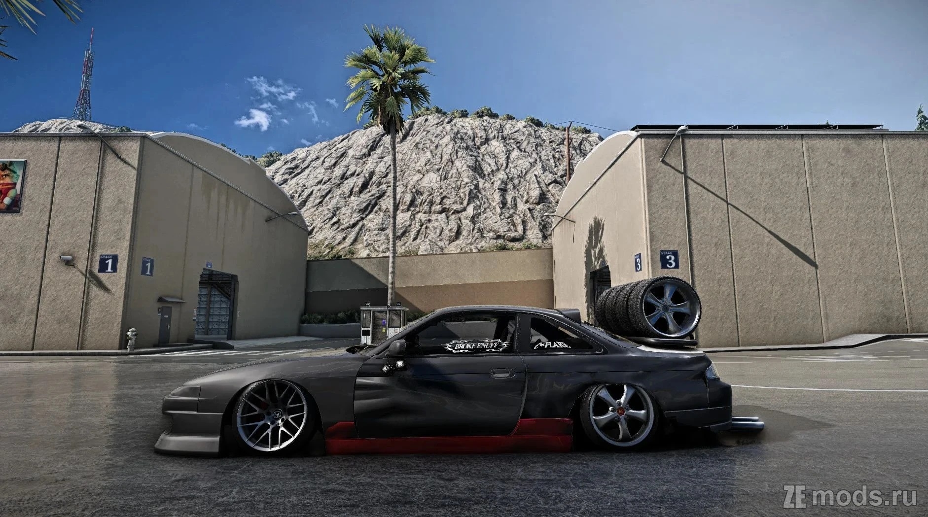 Мод Nissan S14 (with Tuning & Accessories) для BeamNG.drive