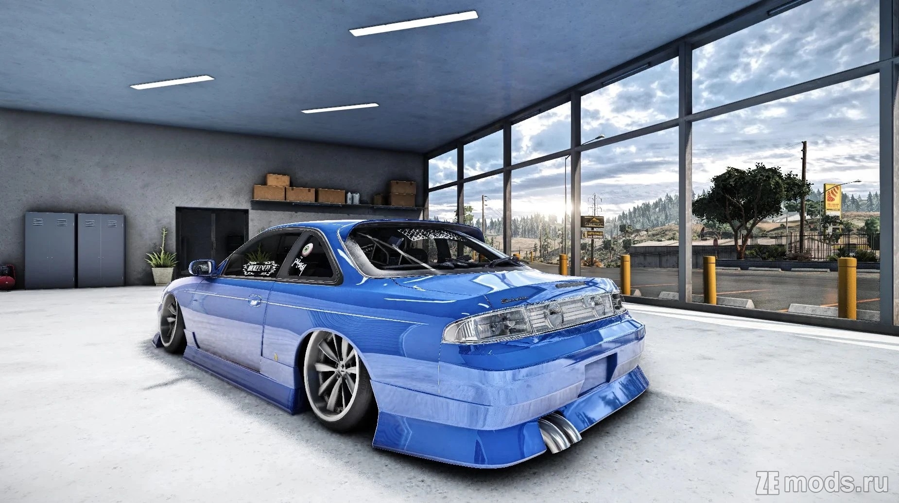 Мод Nissan S14 (with Tuning & Accessories) для BeamNG.drive