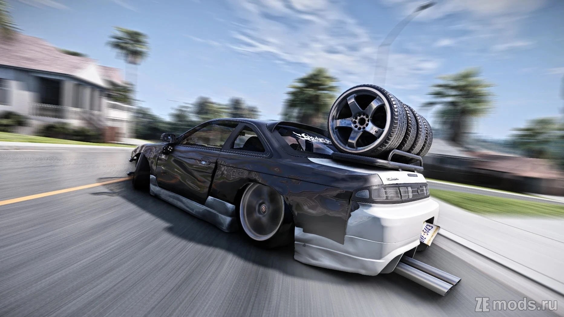 Мод Nissan S14 (with Tuning & Accessories) для BeamNG.drive