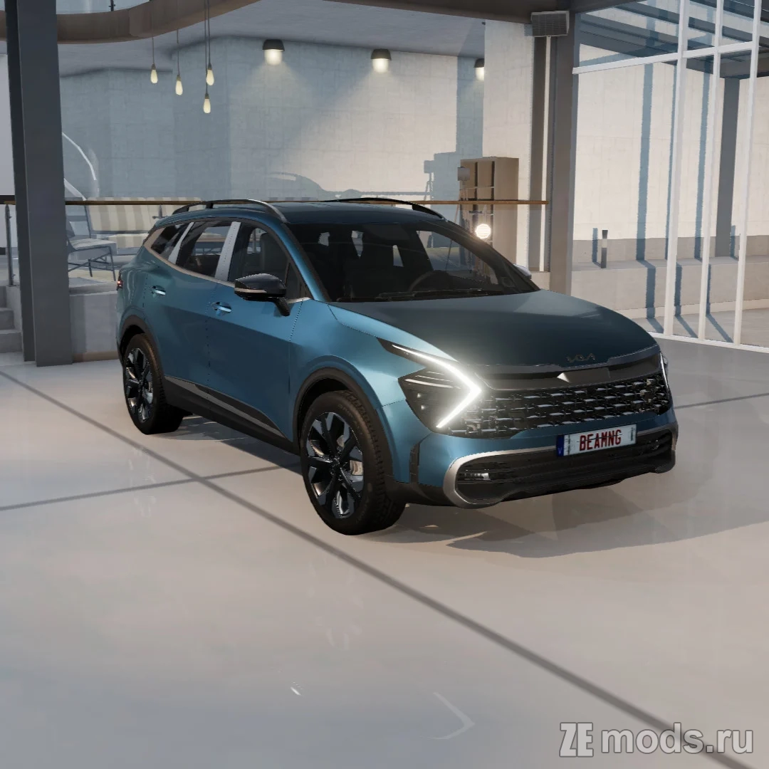 Мод Kia Sportage 2022 (3.0) для BeamNG.drive (0.34.x)