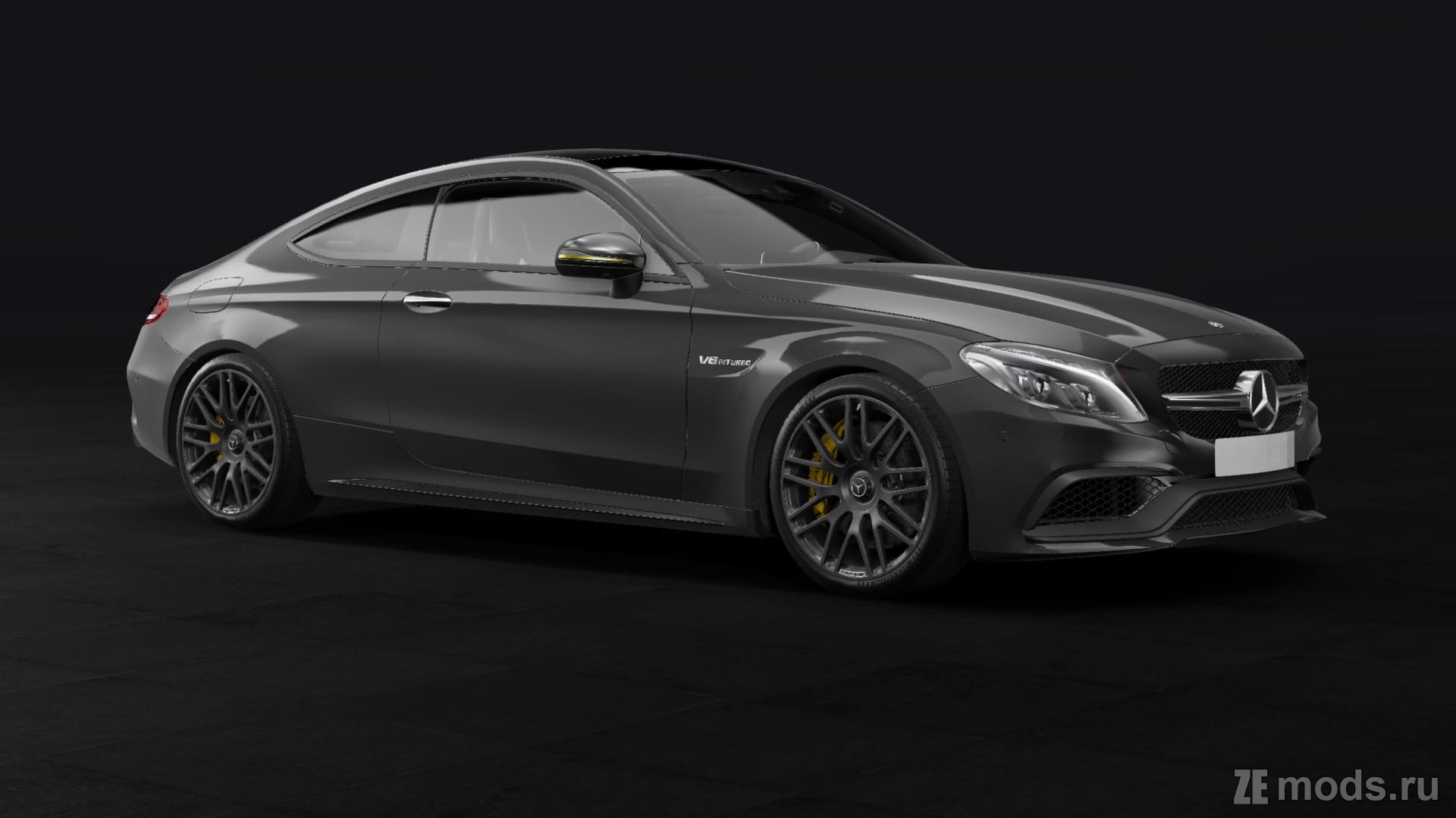 Мод Mercedes C63S AMG (1.0) для BeamNG.drive (0.35.x)
