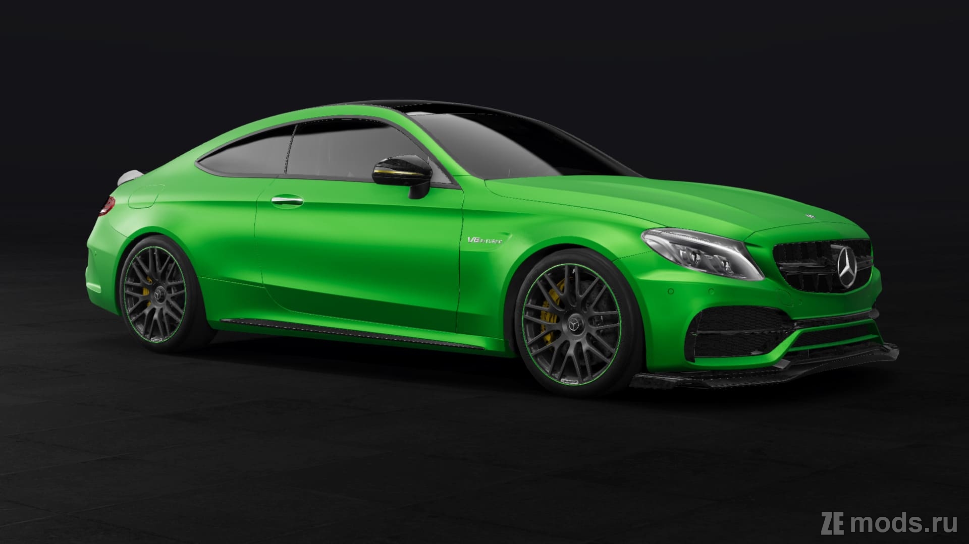 Mercedes C63S AMG (1.0) для BeamNG.drive (0.35.x)
