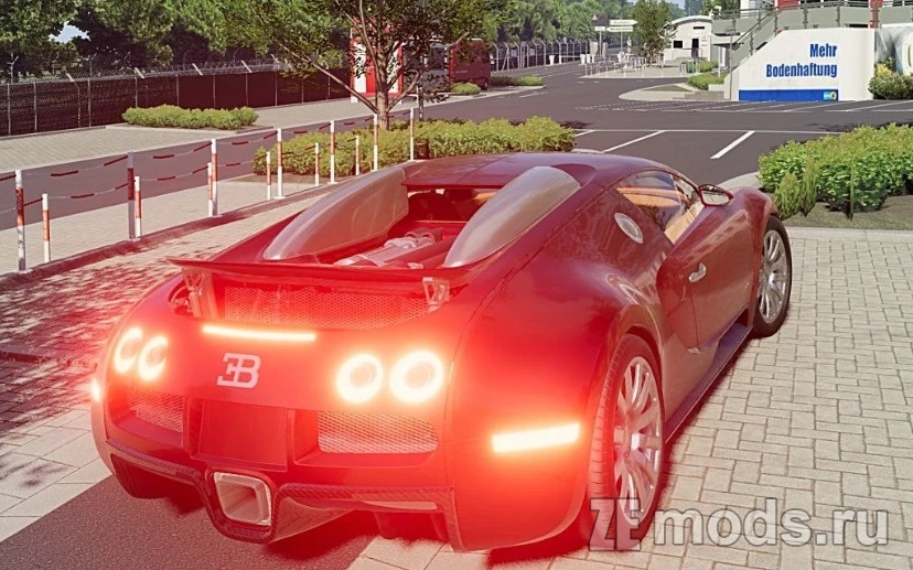 Мод Bugatti Veyron (2.8.1) для BeamNG.drive