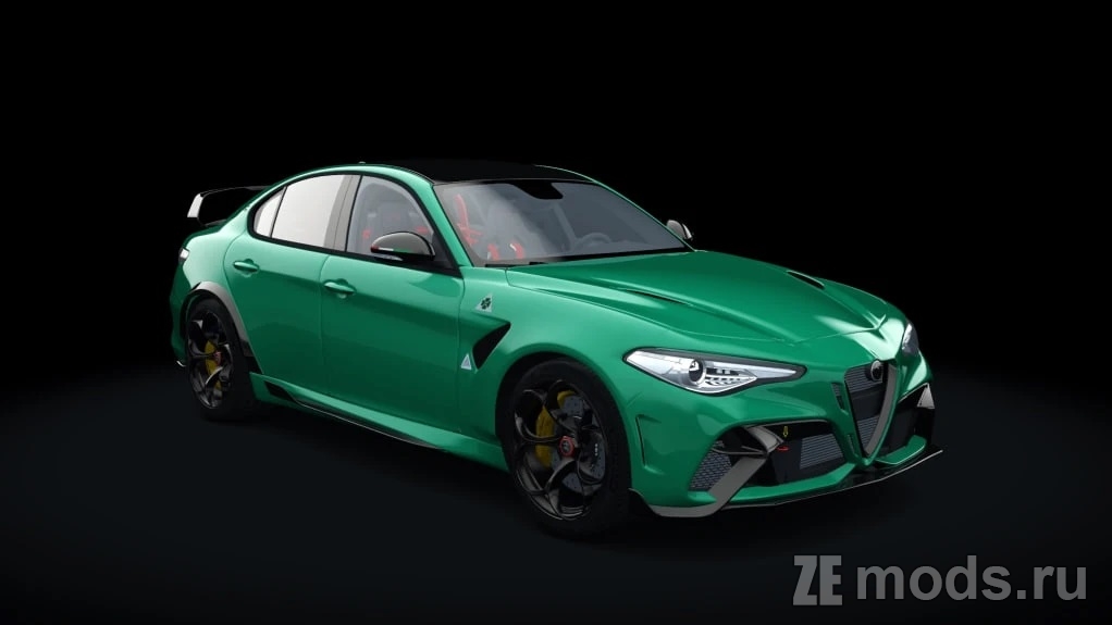 Мод Alfa Romeo Giulia GTAm (1.2) для Assetto Corsa