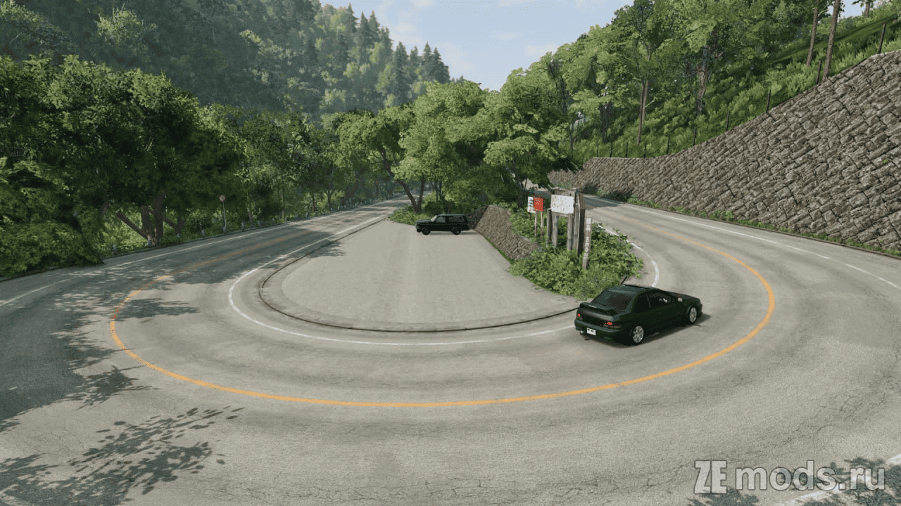 Мод Карта &quot;Momiji Line&quot; (1.0) для BeamNG.drive (0.35.x)