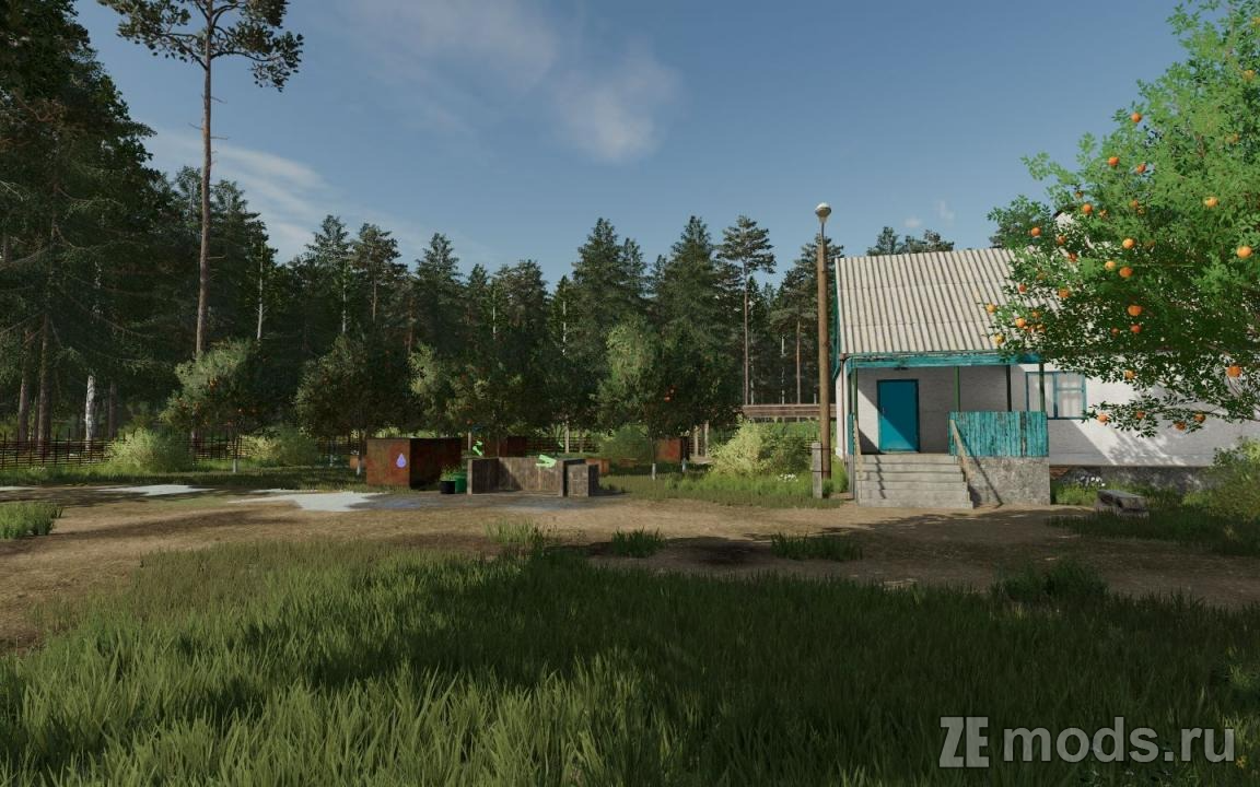 Мод Карта "Родная земля" (2.0) для Farming Simulator 22
