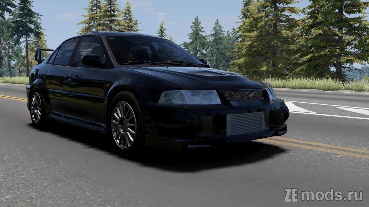 Мод Mitsubishi Lancer Evolution VI GSR (1.0) для BeamNG.drive (0.35.x)